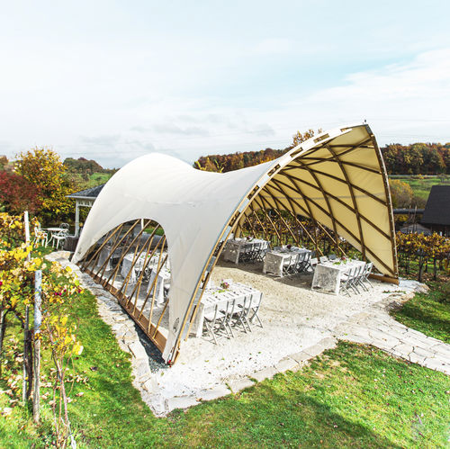 木製ガゼボ - PAVILION - STROHBOID GmbH - 木枠 / 公共スぺース用 / ホテル用