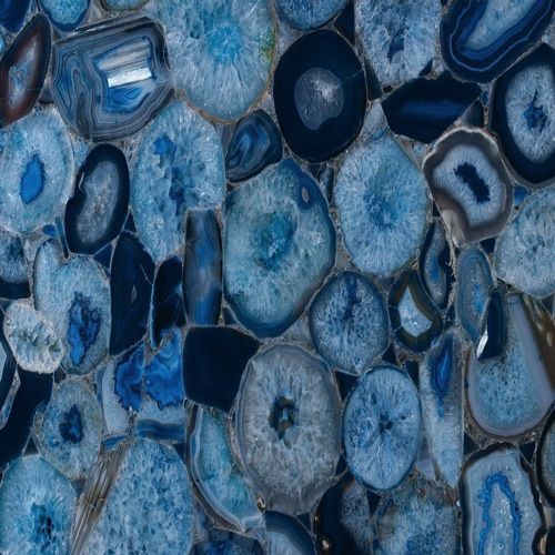 半貴石製板石 - AGATE BLU - GIOVANNOZZI MARMI S.R.L. - バスルーム用 / 壁用 / 光沢