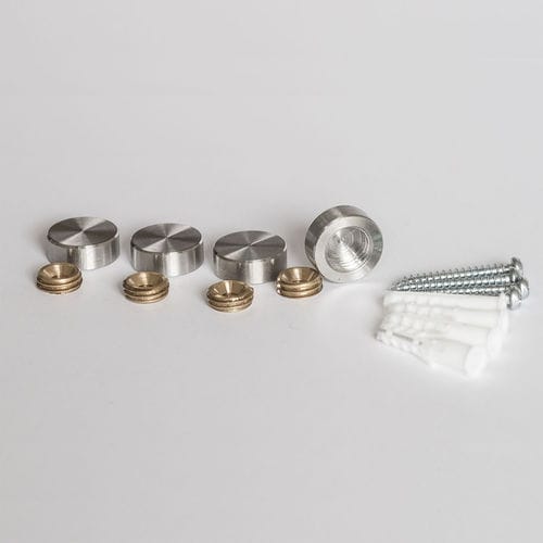 ステンレススチール締結部品 - IMS MIRROR MOUNT - FEPRO - 真ちゅう製 / 屋内用 / ガラス用