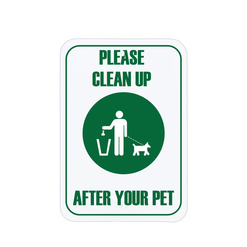 犬の公園用案内パネル - CLEANUP  - FEPRO - 屋外用 / 自立式 / 溶融亜鉛メッキ鋼製