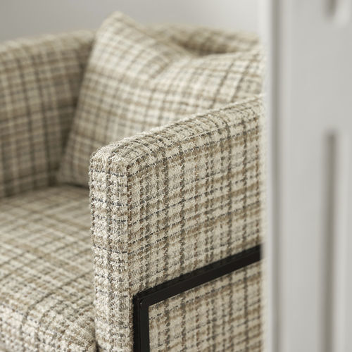 張り地 - TAILLEUR    - Aldeco Interior Fabrics - 柄付き / ポリエステル製 / コットン