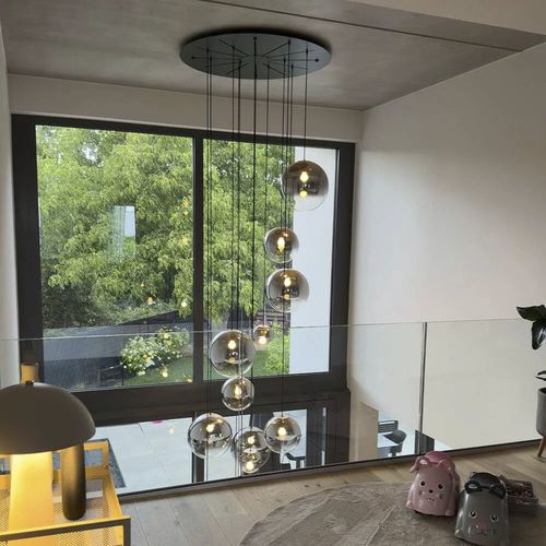 ペンダントランプ - 179403 - s.LUCE - 銅製 / ガラス製 / スモークガラス製