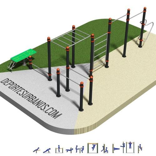 学校用ウォークアウトパ－ク - DUCG-2010 - DEPORTES URBANOS - スポーツクラブ用 / 都会用 / ディップス