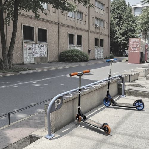 セキュリティキックボ－ド置き場 - DUMUAP-04 - DEPORTES URBANOS - 公共スぺース用 / 都会用 / 溶融亜鉛メッキ鋼製