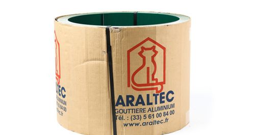 雨どい用シ－トメタル - ARALTEC - アルミニウム製 / 色付き / 青色