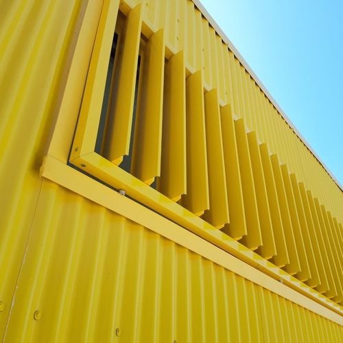 波形シ－トメタル - HAIRPLUS® - ArcelorMittal Building Solutions - 装飾 / 電気めっき亜鉛鋼板 / 色付き