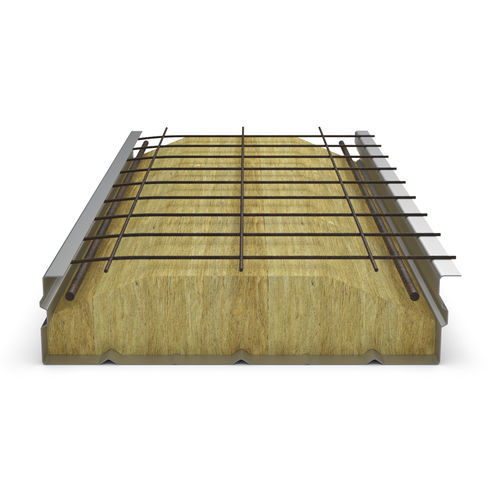共同床構造 - COFRADAL® - ArcelorMittal Building Solutions - プレハブ / 溶融亜鉛メッキ鋼製 / ロックウール製