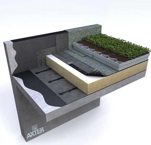 テラス屋根用瀝青防水加工 - CITYFLOR®  - AXTER - 緑化屋根用