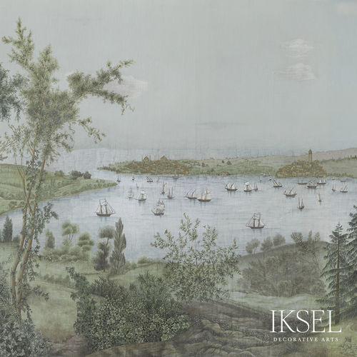 現代風壁紙 - SC136 Romantic Bosphorus - Iksel Decorative Arts - グラスファイバー / ビニール製 / 自然模様