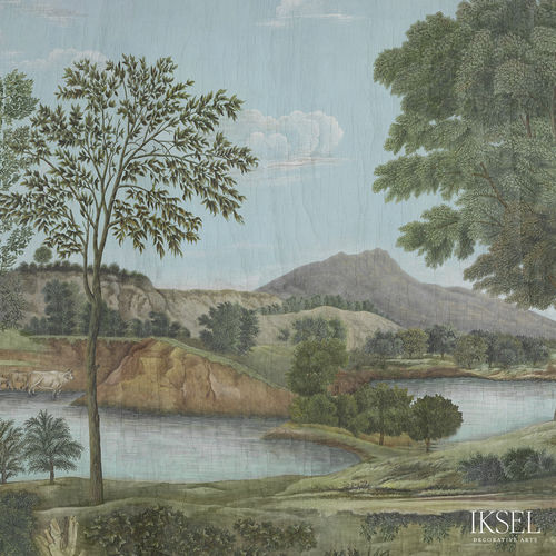 現代風壁紙 - SC162 Arcadian Promenade - Iksel Decorative Arts - グラスファイバー / ビニール製 / 自然模様