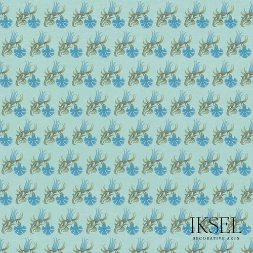 現代風壁紙 - RW203 Carnation and Tulip - Iksel Decorative Arts - グラスファイバー / ビニール製 / 自然模様