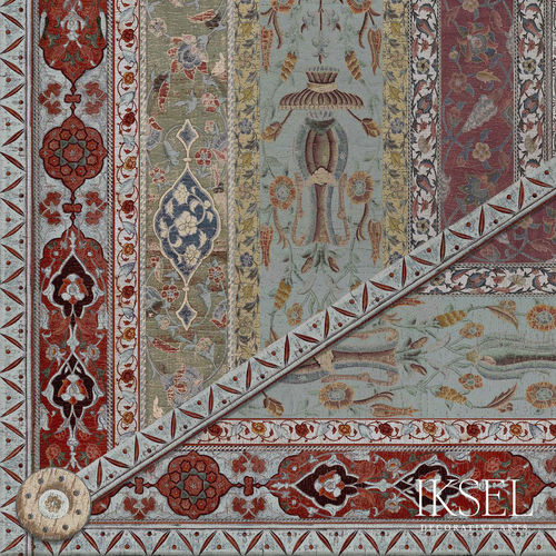 現代風壁紙 - CE144 Rumi Ceiling Gouache - Iksel Decorative Arts - グラスファイバー / ビニール製 / 花柄