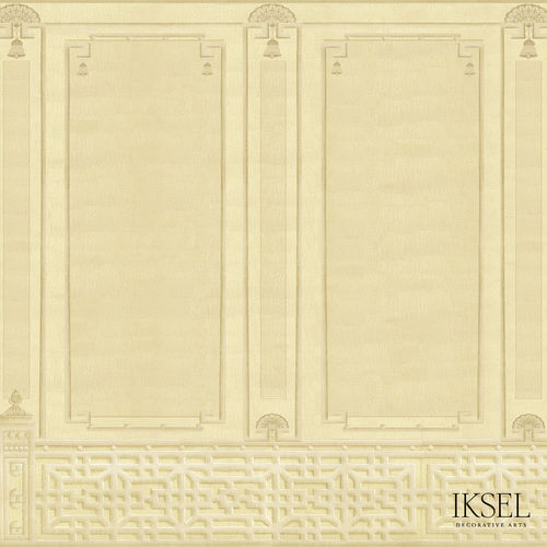 現代風壁紙 - AR656 Regency Chinoiserie - Iksel Decorative Arts - ビニール製 / グラスファイバー / 幾何学模様