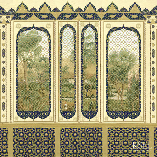 現代風壁紙 - AR253 Sheherazade - Iksel Decorative Arts - ビニール製 / グラスファイバー / 自然模様