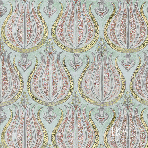 現代風壁紙 - RW211 Plump Tulips - Iksel Decorative Arts - ビニール製 / グラスファイバー / 自然模様