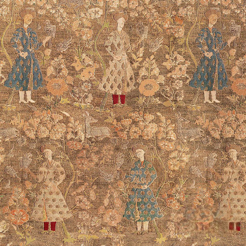 現代風壁紙 - RW920 SAFAVID FALCONERS - Iksel Decorative Arts - ビニール製 / グラスファイバー / 自然模様