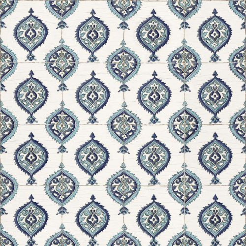 現代風壁紙 - IZNIK MEDALLIONS RW119 - Iksel Decorative Arts - グラスファイバー / ビニール製 / 幾何学模様