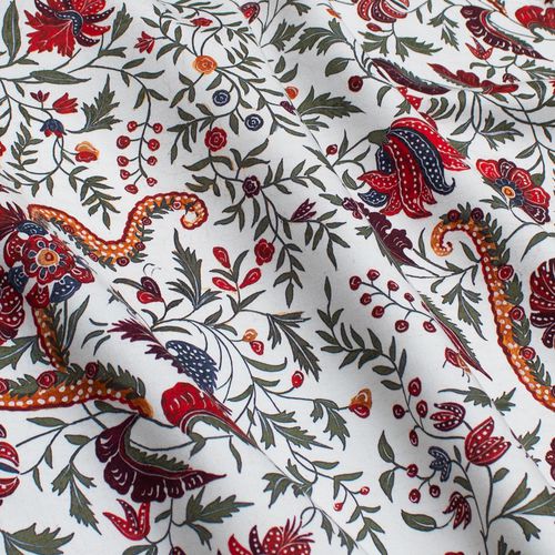 張り地 - INDIENNE RF306 - Iksel Decorative Arts - カーテン用 / インテリアデザイン用 / 柄付き