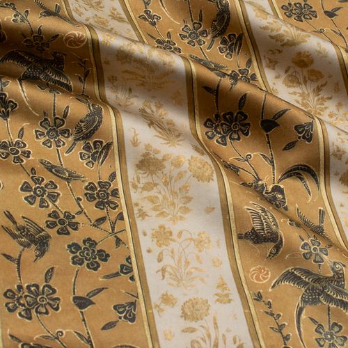張り地 - DELHI STRIPE C. RF923A - Iksel Decorative Arts - カーテン用 / インテリアデザイン用 / 花柄