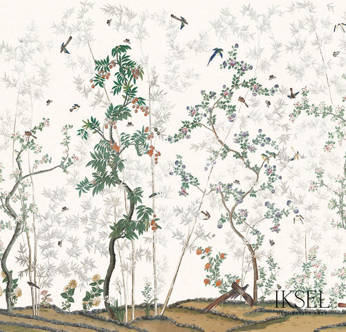伝統的壁紙 - SC121 EASTERN EDEN - Iksel Decorative Arts - グラスファイバー / ビニール製 / 風景柄