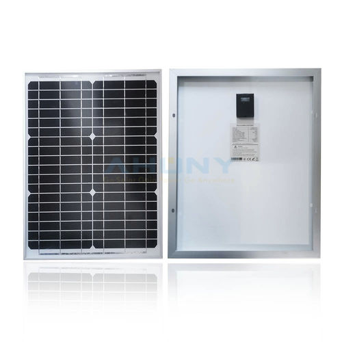 単結晶太陽電池パネル - ERIGID M20W - SHENZHEN AHONY POWER CO.,LTD - セミリジッド / ブラック / アルミニウムフレーム