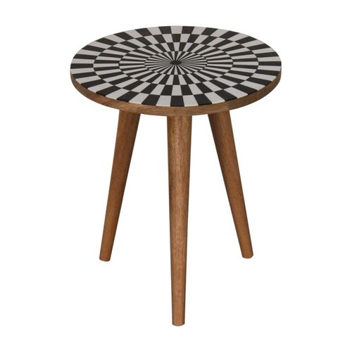 北欧デザインサイドテーブル - SPIRAL  - Artisan Furniture - 無垢材 / 無垢木材製脚 / 円形