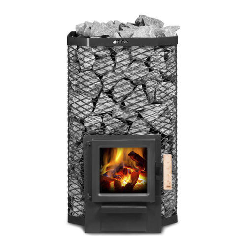 薪サウナヒーター - FinTec Arthur  - Fire Ice Systemtec Georg Zelger e.K. - 9 kW / 床置き / 金属製