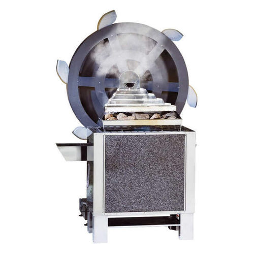10 kW...20 kWサウナヒーター - with eos 34.gm - Fire Ice Systemtec Georg Zelger e.K. - 20 kW...50 kW / 床置き / ステンレススチール製