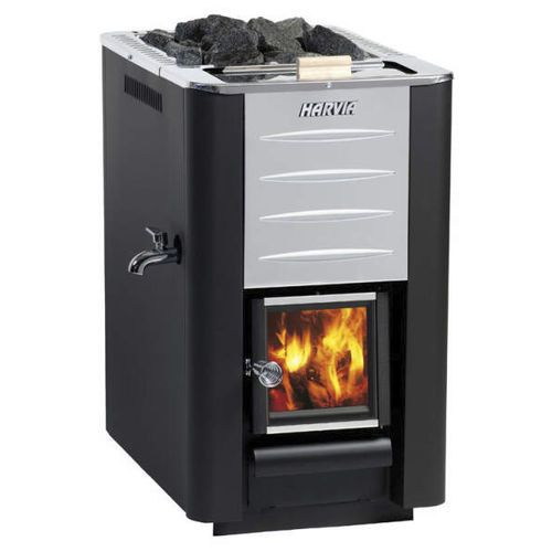 薪サウナヒーター - Harvia 20 es Pro - Fire Ice Systemtec Georg Zelger e.K. - 20 kW...50 kW / 床置き / ステンレススチール製