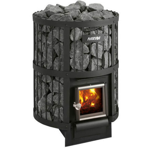 薪サウナヒーター - Harvia Legend 240 - Fire Ice Systemtec Georg Zelger e.K. - 20 kW...50 kW / 床置き / スチール製