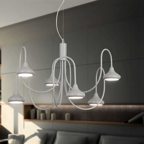伝統的シャンデリア - 1680/6 - LAM Export - スチール製 / 電球6個 / LED
