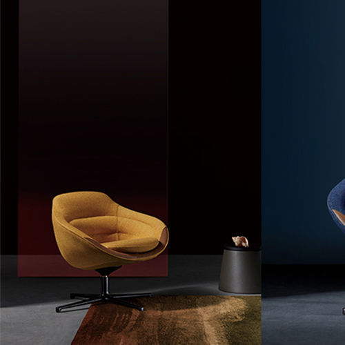 現代風アームチェア - D series-D3 - Zhejiang Sunon Furniture Manufacture Co., Ltd. - 布製 / スチール製 / クッション