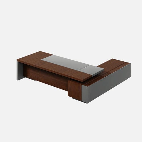 エグゼクティブデスク - Larry - Zhejiang Sunon Furniture Manufacture Co., Ltd. - 床置き / 現代風 / ウォールナット