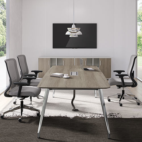 現代風会議用テーブル - I-Varna - Zhejiang Sunon Furniture Manufacture Co., Ltd. - 木製 / アルミニウム脚 / 長方形