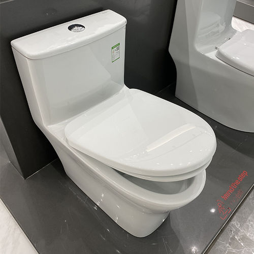 自立型トイレ - HDC6306 - Huida Sanitary Ware Co., Ltd. - セラミック製 / 家庭用 / 楕円形