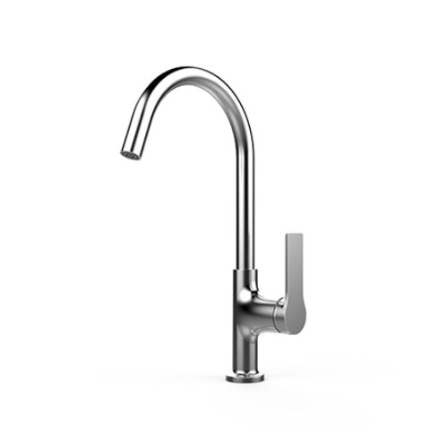 カウンタートップ混合水栓 - HDA4228XH2 - Huida Sanitary Ware Co., Ltd. - 真ちゅう製 / キッチン用 / 穴1つ