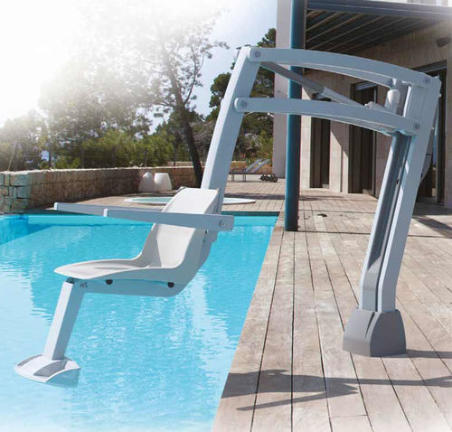 電動式介助リフト - I-SWIM3 - AUTOLIFT Srl - 油圧式 / 高さ調節可能 / レール上