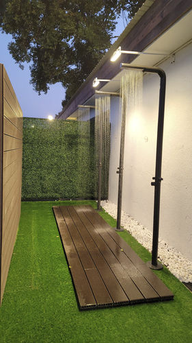 多機能屋外用シャワー - ALVARAE Design Studio - プール用 / カーボンファイバー製 / 家庭用