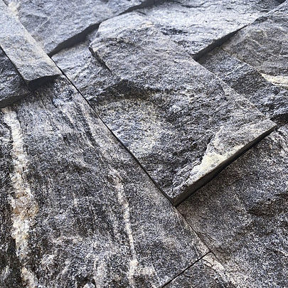 天然石ウォールパネル - CARBONE SCHIST Z  - BRAZILIAN STONES - 屋内用 / 外側 / 接着