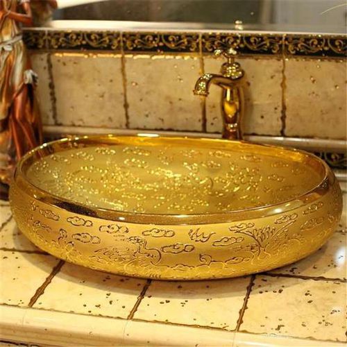 カウンタートップ型洗面器 - CHIETI  - FontanaShowers - セラミック製 / 磁器製 / 楕円形