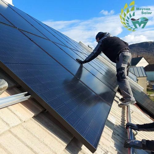 単結晶太陽電池パネル - MS(360-380)MB-60H  series - Maysun solar - 色付き / ブラック