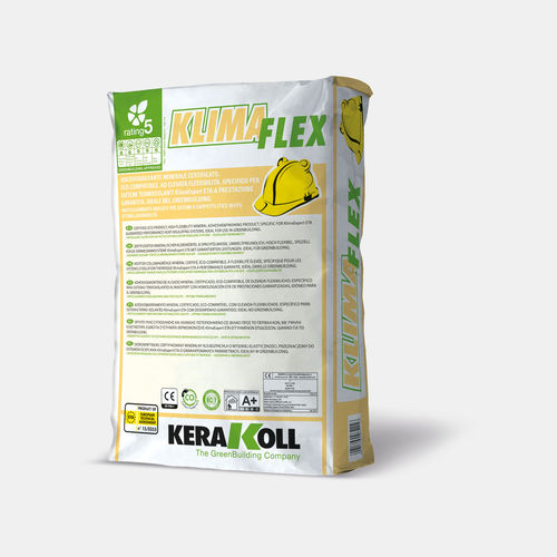 絶縁モルタル接着剤 - KLIMA FLEX - KERAKOLL - コンクリート用 / 外断熱用 / セメント