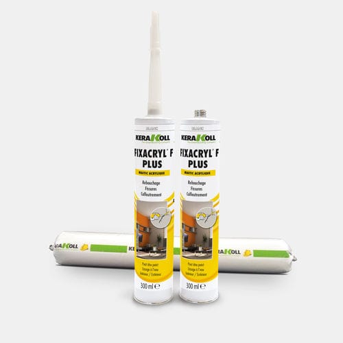 プラスチックシーラント剤 - Fixacryl F Plus - KERAKOLL - アクリル樹脂系 / 再栓用 / 金属用