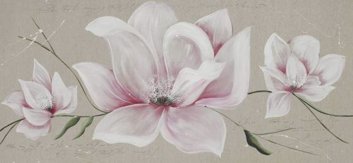 アクリル装飾画 - FLOR SACO14 - OHORIGINAL BUSINESS SL - ミックス / 手塗り / 花
