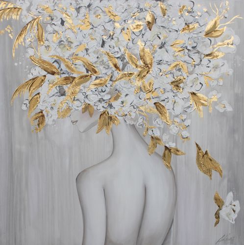 アクリル装飾画 - MUJER ARBOL 10 - OHORIGINAL BUSINESS SL - ミックス / 手塗り / キャンバス