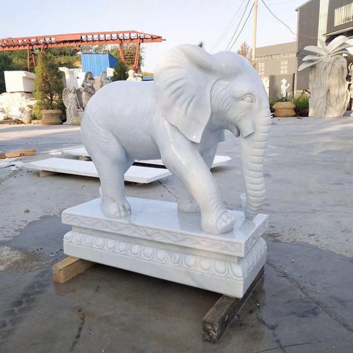 石製彫刻 - MODERN ELEPHANT LANDSCAPE  - Fujian Quanzhou Risheng Stone Industry Co., Ltd. - 屋外用 / 庭用 / 独立型