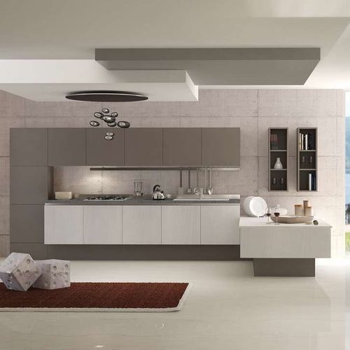 現代風キッチン - SPACE - CIESSE CUCINE SRL - ラミネート / アイランド / L 字型