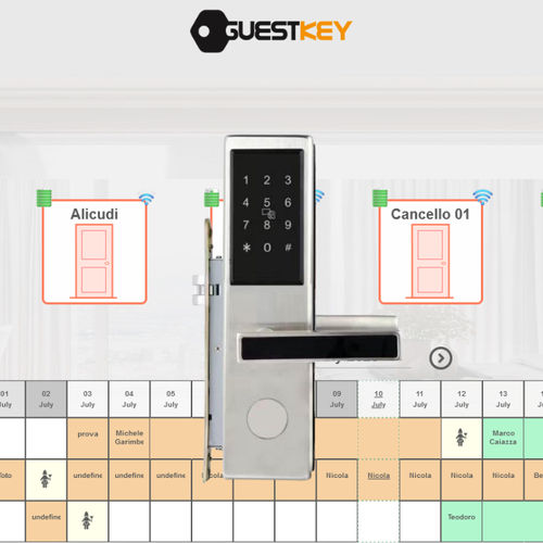 管理ソフトウェア付ロック - Ecosmart placca intera - PORTE ITALIANE - 電子式 / 暗証番号式 / RFID