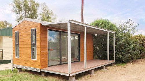 移動式家 - FOLDABLE CABIN - NingBo DeepBlue Smarthouse Co.,LTD. - 現代風 / ワンルーム / 鉄骨骨組み