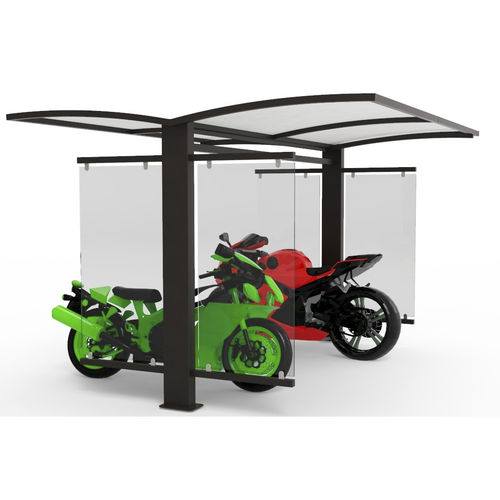 ポリカーボネート製キャノピーバイク用ガレージ - CAB NAZARE D MT - Veco Urban Design - 公共スぺース用